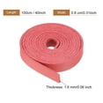 thumbnail image 2 of Uxcell Faux Leather Straps Strip Belt Leather String 0.8cm/0.31" Width for DIY Ornament Accessories,Red,2pcs, 2 of 6