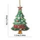 thumbnail image 2 of pstuiky Colgantes navideños múltiples de Papá Noel y árbol para el hogar, colgantes acrílicos para el interior del coche, 2 of 7