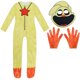 thumbnail image 1 of Pijama de peluche de gato para Halloween, disfraz de mono para adultos y niños, 1 of 5