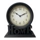 thumbnail image 4 of Reloj de escritorio analógico retro decorativo para cocina, escritorio, sala de estar, mesita de noche Borde dorado, 4 of 9