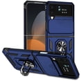 thumbnail image 1 of Estuche GANGXUN para Samsung Galaxy Z Flip 4, soporte giratorio 360°, estilo mecánico y magnético, 1 of 5