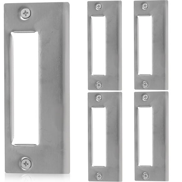 5pcs Deadbolt Strike Plates Door Strike Plates Security Door Reinforcement Plates