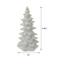 thumbnail image 4 of Décoration d'arbre en céramique blanche Holiday Time de 9 pouces, 4 of 4
