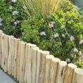 thumbnail image 6 of Backyard X-Scapes Natural Eucalyptus Garden Landscape Edging Border Flower Bed Fencing Flexible Wood Decorative Garden Border 72 in L x 12 in H x 1.25 in D, 6 of 8