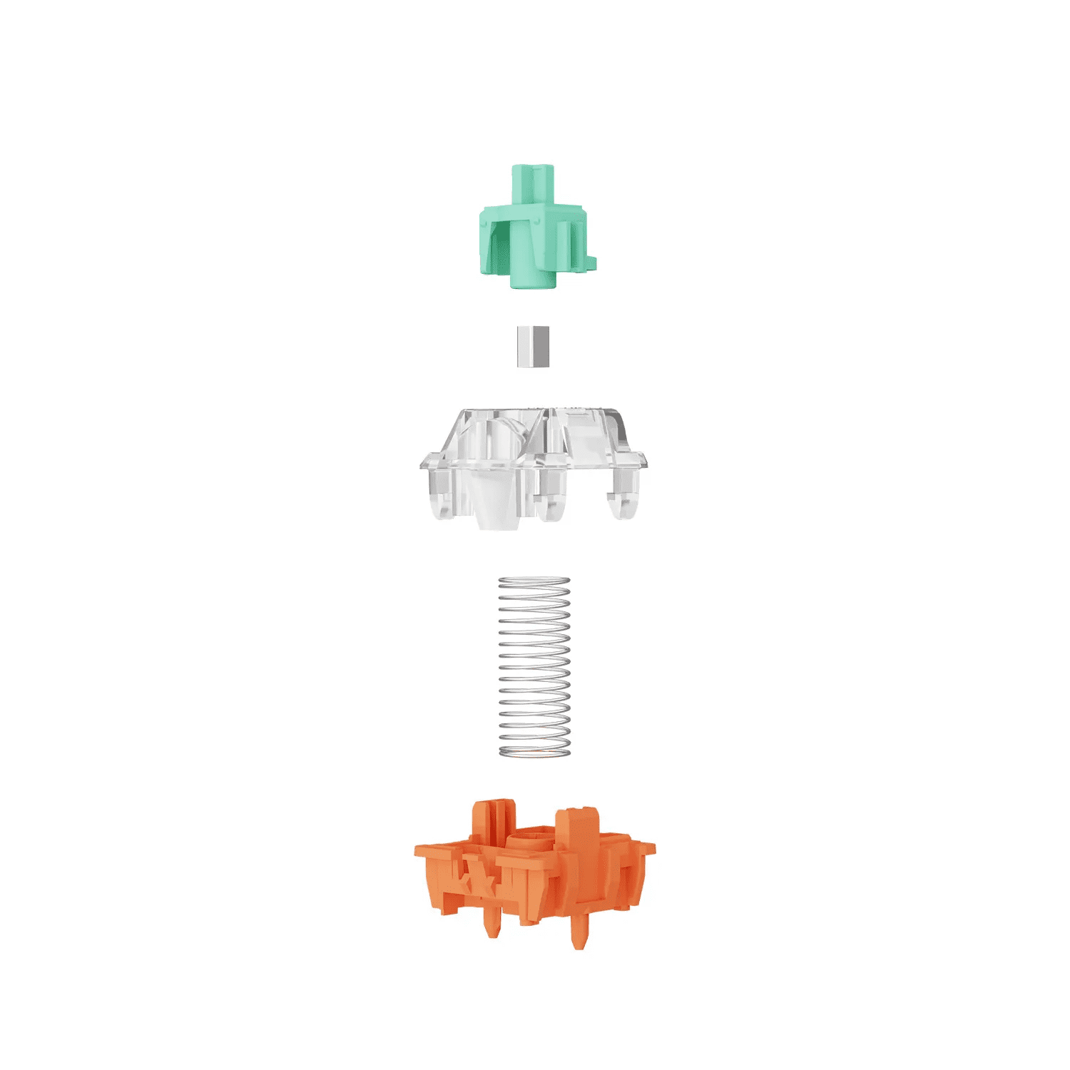 GATERON Magnetic FOX HE Linear Keyboard Switches, Pre-lubed Hall Effect Freely Setting Pre-Travel Key Switches for Magnetic Gaming Keyboard (70PCS)