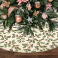 thumbnail image 3 of Lenox Golden Holly Tree Skirt, Multicolor, 52"W x 52"L, 3 of 4