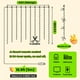 thumbnail image 5 of String Lights HXWEIYE 300 LED USB, verde, 3 x 3 m, 8 modos, temporizador, 5 of 6
