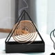thumbnail image 4 of Soporte de Espiral de Hierro para Mosquitos | Placa Triangular de Metal Estable para Espirales de Mosquitos con Gancho para Cenicero | Estufa de Aromaterapia Resistente a La Oxidación para Uso En Int, 4 of 6