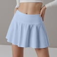 thumbnail image 4 of vigerkar Women Mini Tennis Skirts with Shorts High Waisted Golf Skirts Pleated A Line Short Skirt Flowy Workout Sport Athletic Skorts 2025 Blue, XL, 4 of 6