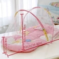 thumbnail image 2 of Large Portable Folding Baby Mosquito Net Without Installation, Pillow With Sleeping Pad, Mosquito Net, Super Soft Baby Mosquito Net, 2 of 4