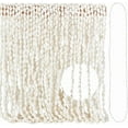 thumbnail image 1 of Collar de conchas blancas de 60 pulgadas, joyería de conchas marinas hawaianas, dijes oceánicos, collar largo con cuentas para mujer, fiesta de verano en la playa, luau, joyería surfera, 1 of 5