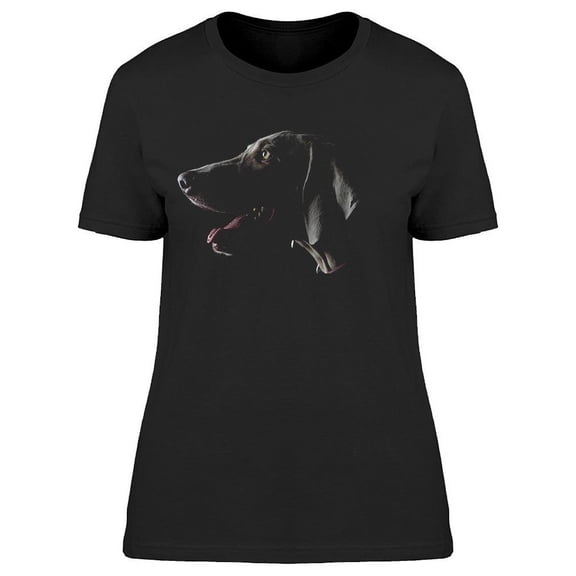 Cool Weimaraner Portrait T-Shirt Women -Image by Shutterstock, Female XX-Large