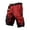 Wine2, variant on Men's Cargo Shorts Loose Fit Multi Pocket Workwear Shorts Durable Casual Outdoor Knee Length Bottoms For Summer,Dark Green,XXL