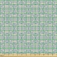 thumbnail image 2 of Ambesonne Abstract Fabric by the Yard Upholstery, Art Deco Inspiration Motif, 5 Yards, Champagne Slate Blue, 2 of 5