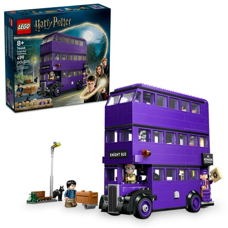 LEGO Harry Potter Knight Bus Adventure - Building Toy for Kids, Boys, and Girls, Ages 8  - Iconic Bus from Harry Potter and the Prisoner of Azkaban - with 5 Minifigures - Birthday Gift Idea - 76446