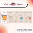 thumbnail image 2 of Circle E Candles, Bed of Roses Scent, Extra Large Size Jar Candle, 75oz, 5 Wicks, 2 of 9