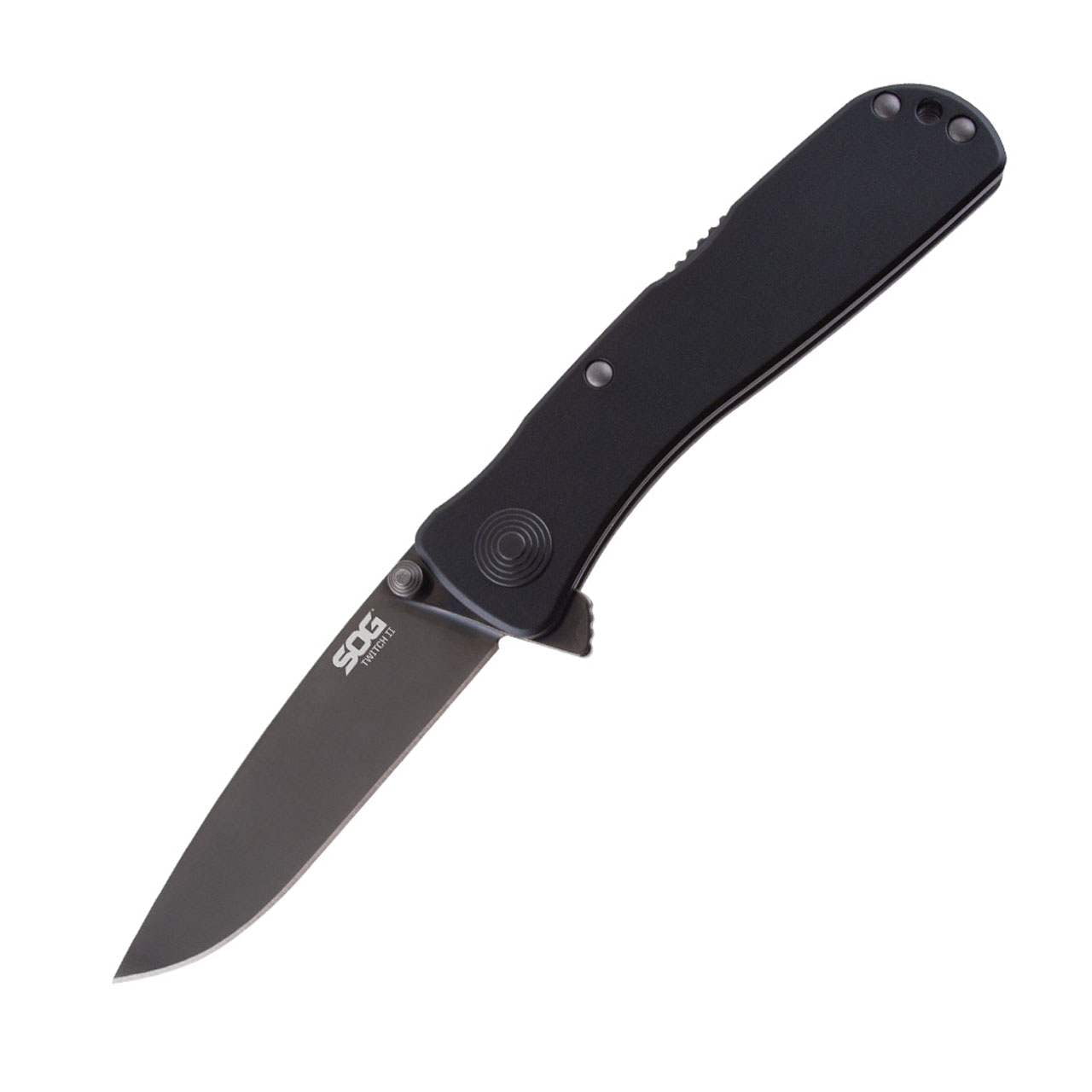 SOG Black Twitch II Folding Knife