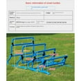 thumbnail image 6 of Agility Ladder Training Hurdle Cylinder Hurdle Barrier Adjustable Soccer Obstacle Rack Pole Logo Bar Football Training Equipment (1PCS Yellow), 6 of 7
