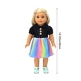 thumbnail image 3 of Doll Clothes Dress for 18 Inch Dolls, Doll Outfits Accessories for Dolls, 3 of 6