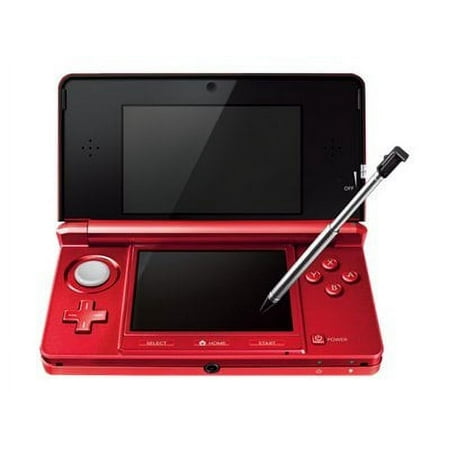 Nintendo 3DS Handheld game console flame red Walmart