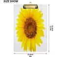 thumbnail image 3 of FMSHPON Gold Pineapple GrungeLeaf Clipboard Hardboard Wood Nursing Clip Board and Pull for Standard A4 Letter 13x9 inches, 3 of 8