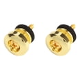 thumbnail image 4 of Fijador de guitarra con cabeza de seta, accesorios para instrumentos musicales, dorado, 2 uds., 4 of 5