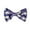 Lavender, variant on ROMARIO MANZINI White Floral on Sky Blue PRINTED DESIGN Pre-Tied Bow Tie