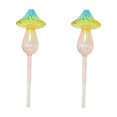 thumbnail image 2 of Globos de riego automático Yuanzi de 500 ml, paquete de 2, para plantas de interior en maceta, sistema de riego por goteo para jardineros de vacaciones y perezosos., 2 of 5