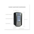 thumbnail image 7 of PURELL LTX-12 Touch-Free Dispenser, 1,200 mL, 5.75 x 4 x 10.5, Black -GOJ192804, 7 of 7