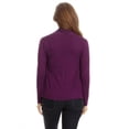thumbnail image 5 of Women's Casual Long Sleeve Drape Front Open Jacket Cardigan, 5 of 7
