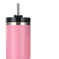 thumbnail image 5 of Travel Tumbler Cup Stainless Steel with Straw Lid Keep Warm and Cold Coffee Mug for Home Office Pink 30oz, 5 of 6