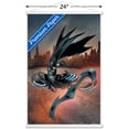 thumbnail image 3 of DC Comics Batman - Batman throwing Batarang Wall Poster with Magnetic Frame, 22.375" x 34", 3 of 5