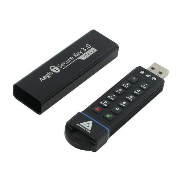 Apricorn Aegis Secure Key 3.0 - USB flash drive - encrypted - 480 GB - USB 3.0 - FIPS 140-2 Level 3