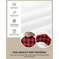 thumbnail image 2 of Dining Room Chair Cover,Christmas Red and Black Buffalo Plaid Elastic Stretch Chair Slipcovers Super Fit Desk Seat Cover Removable Kitchen Chair Set of 4, 2 of 5