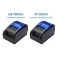 thumbnail image 3 of 58mm USB Mini Thermal Printer Portable Receipt Printer for Restaurants/Supermarkets, 90mm/s Print Speed, 48mm Print Width, US Plug, 3 of 8