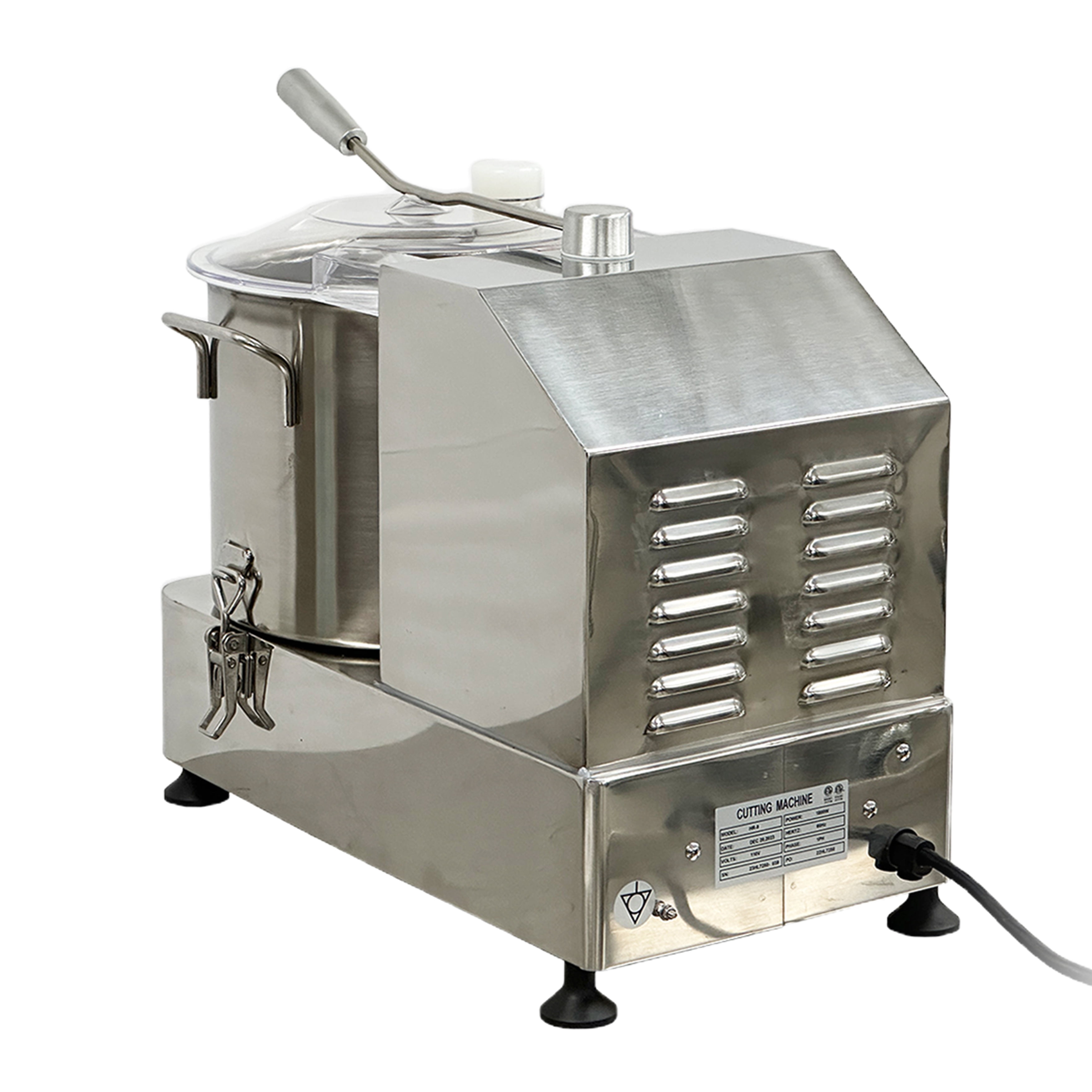 1800W Commercial Food Processor Vegetable Cutter 9L Bowl Big Capacity, Stainless Steel NSF