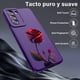 thumbnail image 4 of Threehao Funda para Samsung Galaxy S21 FE Case Uso Rudo, Ultra Delgado Flexible Silicona Púrpura Car, 4 of 5