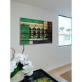 thumbnail image 4 of Marmont Hill - "Green Teeth" Painting Print on Natural Pine Wood, 4 of 5