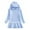 Light Blue, variant on Odeerbi Toddler Girls Cute Hooded Sweatshirts Dress Pleated Cotton Hoodie Dress Solid Color Long Sleeve Loose Comfortable Casual Dress Toddler Girls Clothes