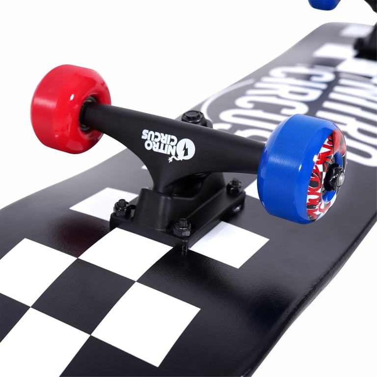 Nitro Circus 31" Skateboard with Race Flag Design photo 5