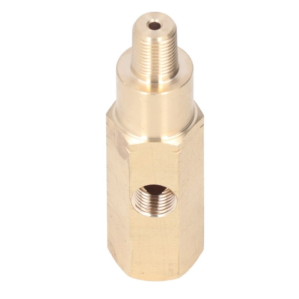 Adaptador de Latón ANGGREK T Pieza manómetro de Aceite Metal Duradero Universal 1/8 pulgadas