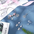 thumbnail image 2 of 72 dijes para pulsera de cadena de serpiente, 12 estilos de cuentas con colgantes europeos, dijes colgantes de plata., 2 of 8
