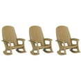 thumbnail image 1 of Semco Rockaway All-Weather Porch Rocking Chair for Patio, Taupe (3 Pack), 1 of 12