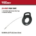 thumbnail image 2 of Hyper Tough 25-Foot High Carbon Spring Steel Fish Tape, 2 of 10