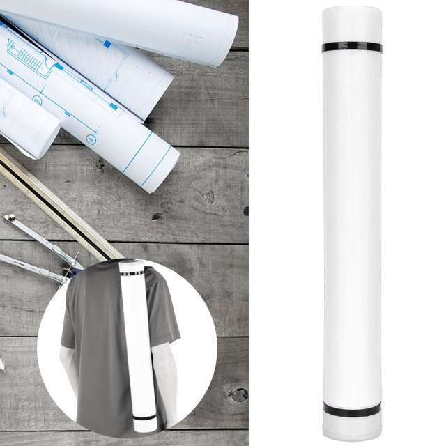 Extendable Telescopic Drawing Storage Tube Adjustable Length PE For Posters Maps Artworks Documents Travel Protective Portable Storage Case