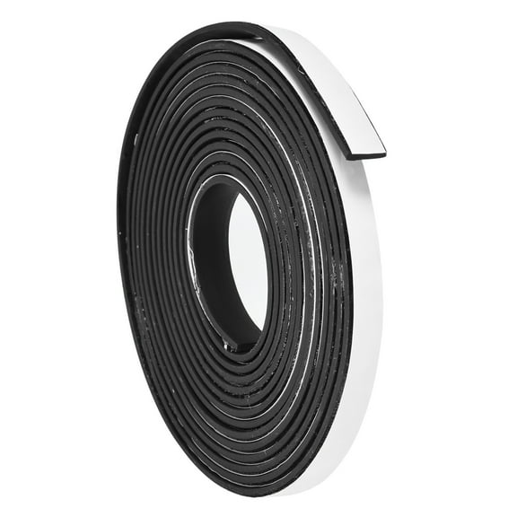 Uxcell 0.4"W x 5/64"T x 10'L Adhesive Rubber Strips Solid Neoprene Rubber Strips Sheet