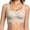 Grey, variant on LIUYUNNN Seamless Push Up Breathable Letter Pattern Fixed Cup Racerback Bra Wirefree 2 Cup Push up Bra Pack of Bras for Women Push up T Back Sports Bras for Women 36c Push up Bras for Women, Size L