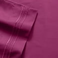 thumbnail image 2 of 1800 Series 4 Piece Deep Pocket Bedroom Bed Sheet Set Queen - Berry, 2 of 2