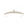 thumbnail image 5 of 1pc Bride's Crown Shaped Hair Accessory With Rhinestone Decor, Perfect For Wedding, Birthday, Party, Banquet, 5 of 5