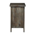thumbnail image 4 of Chair Side End Table with Wire Mesh Cabinet Brown and White - Saltoro Sherpi, 4 of 5